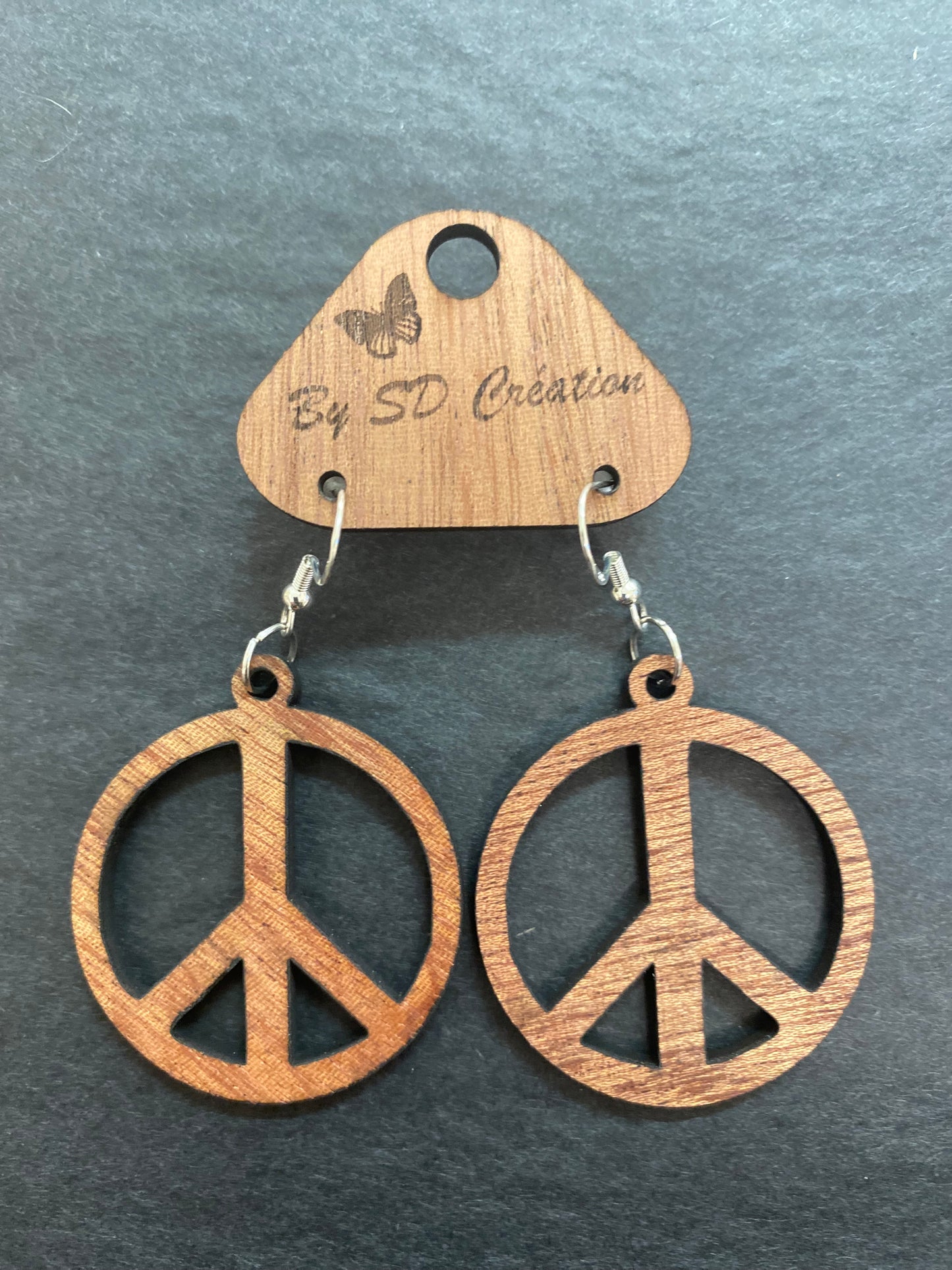 Boucles d'oreilles "Peace"