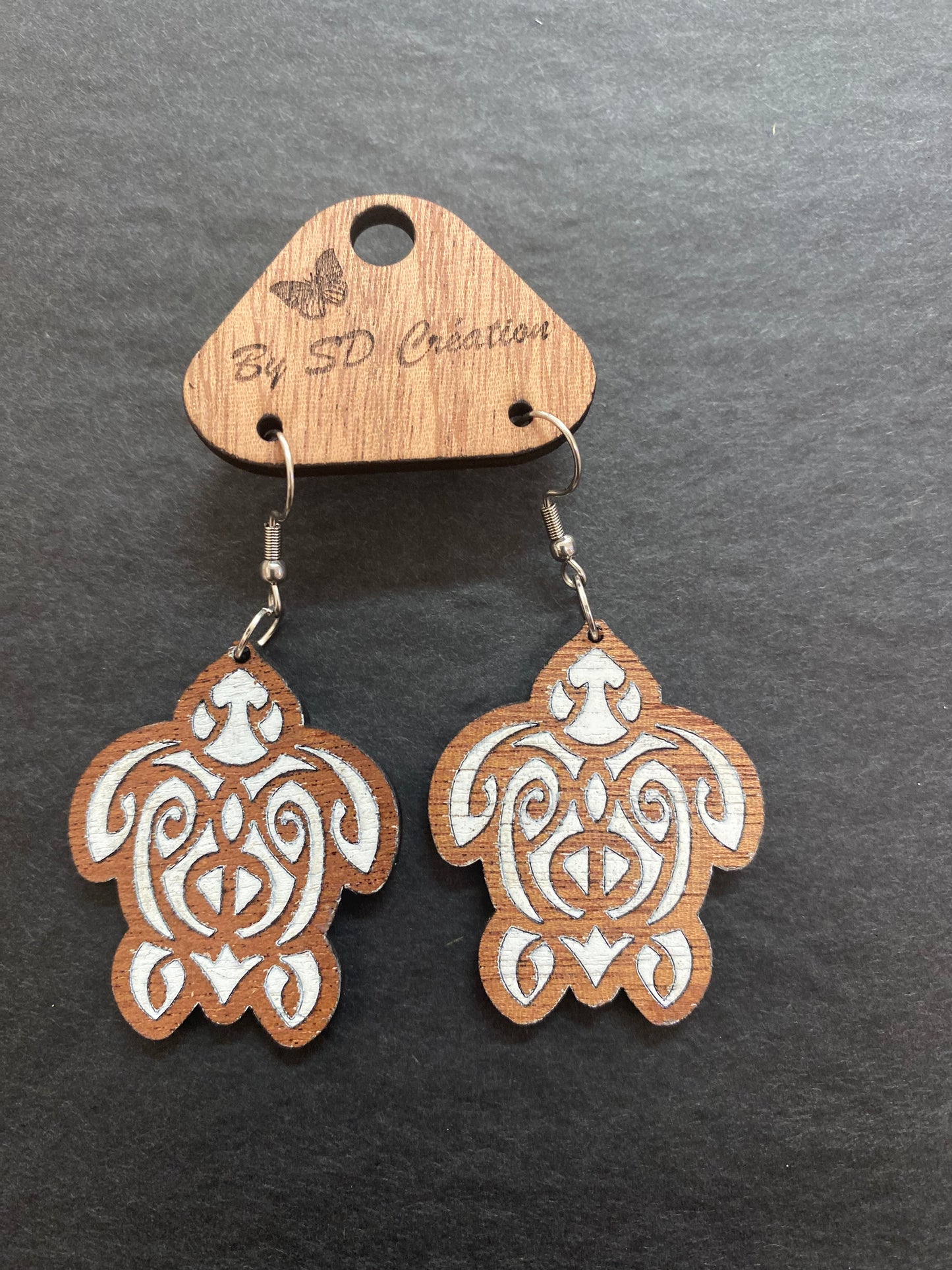 Boucles d'oreilles "tortue"